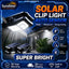 Solar Clip Light 6500K LED Outdoor Solar Wall Light Waterproof Solar Led for Courtyard Street