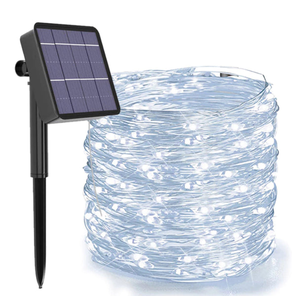 Solar String Lights Copper Wire String Lights Garden Light Outdoor Waterproof Christmas Decoration