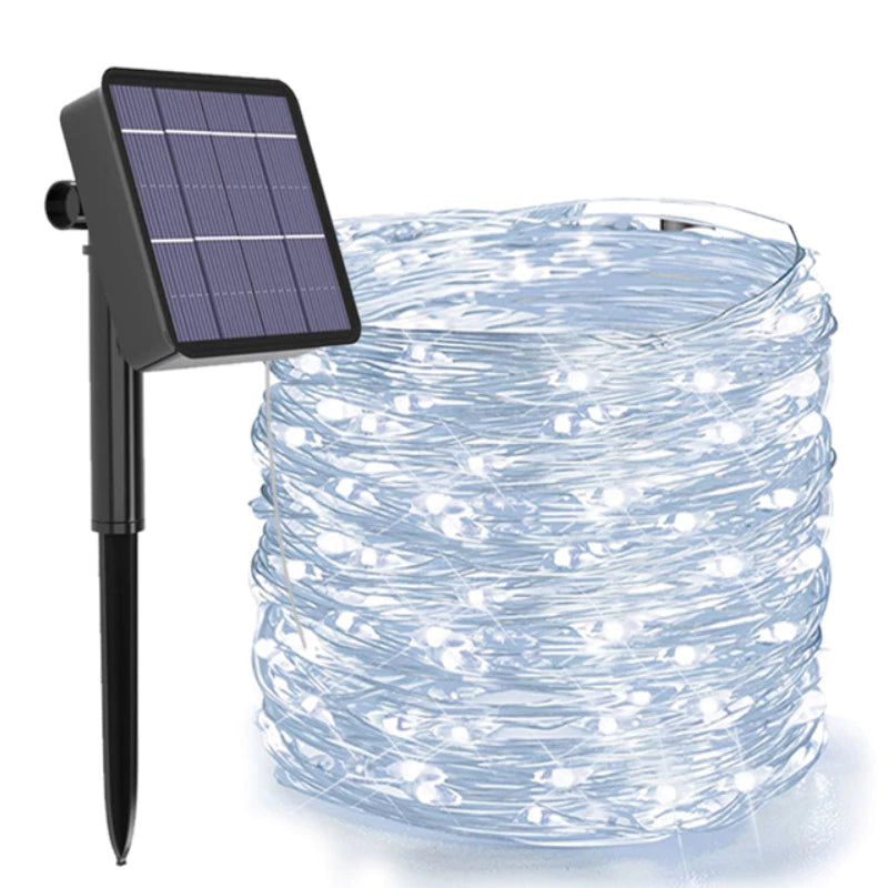Solar String Lights Copper Wire String Lights Garden Light Outdoor Waterproof Christmas Decoration Main image