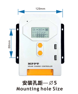 12V 24V MPPT Solar Charge Controller 10A 20A 30A 40A 50A 60A 98% High Efficiency LCD Display Lead Acid LiFePO4 Lithium Battery PV Regulator Secondary image