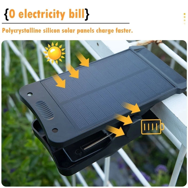 Solar Clip Light 6500K LED Outdoor Solar Wall Light Waterproof Solar Led for Courtyard Street