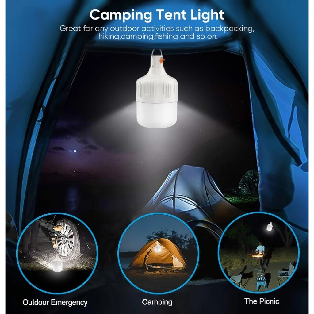 Solar Emergency Lights Rechargeable Bulb High LED Light Bulb Emergency Waterproof Lamp For Brownout