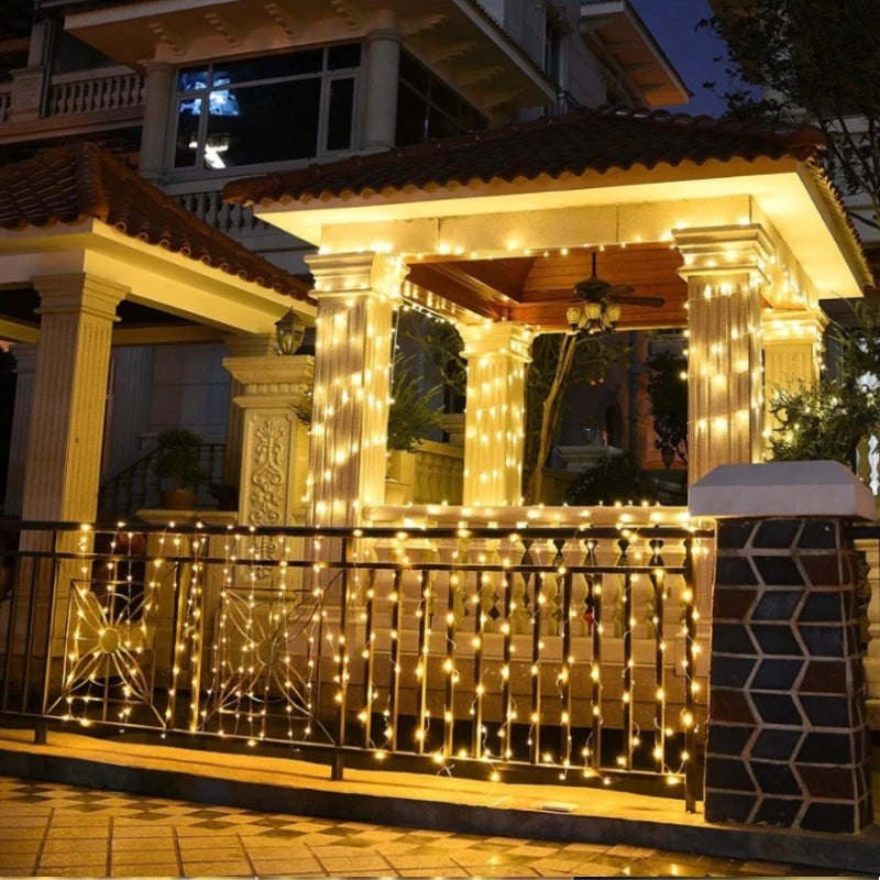 Solar String Lights Copper Wire String Lights Garden Light Outdoor Waterproof Christmas Decoration