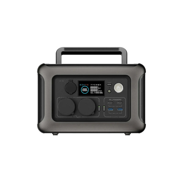 ALLPOWERS Solar Generator Kit 600W (R600 + SOLAX SE100 100W Solar Panel)