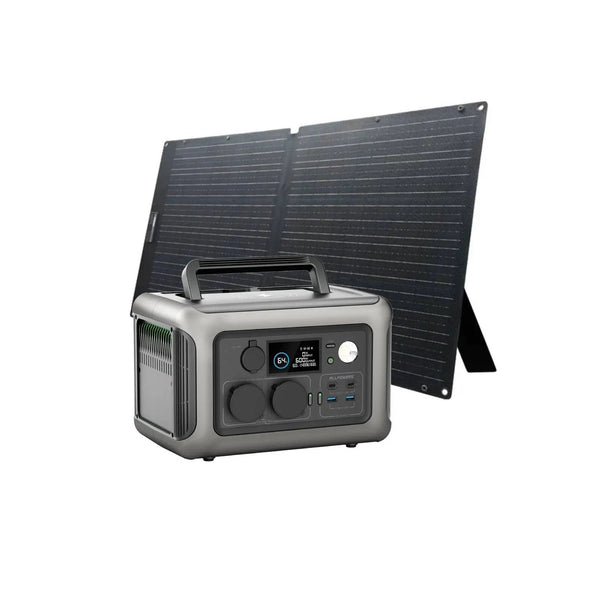 ALLPOWERS Solar Generator Kit 600W (R600 + SOLAX SE100 100W Solar Panel)