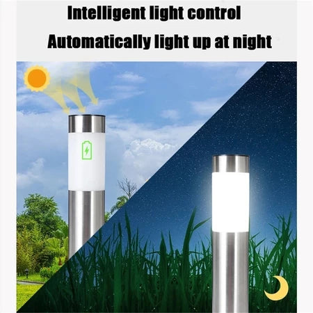 LED Solar Garden Light lP65 Outdoor Waterproof Pathway Landscape for Pathway Yard Lawn Lamp