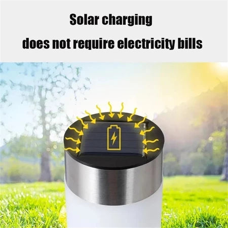 LED Solar Garden Light lP65 Outdoor Waterproof Pathway Landscape for Pathway Yard Lawn Lamp
