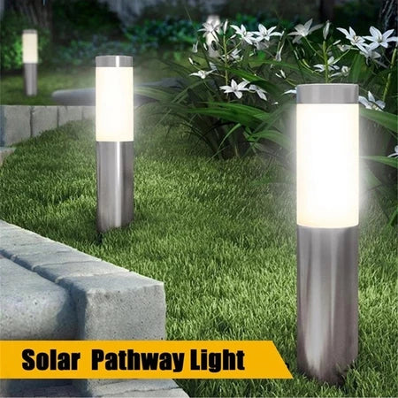 LED Solar Garden Light lP65 Outdoor Waterproof Pathway Landscape for Pathway Yard Lawn Lamp