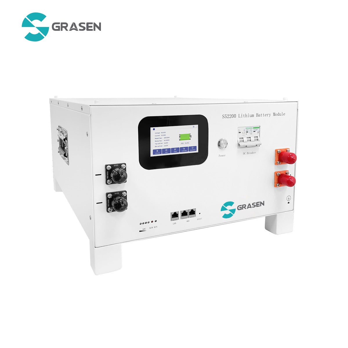 S52200 51.2V 10.24KWH Stack-mounted Lithium Battery