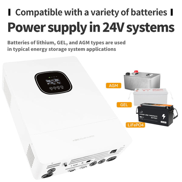 24v 48v Dc to 220v-240v Ac Single Phase Frequency Inverter Solar Inverter Price 3.6kw 5kw Hybrid Inverter for Home