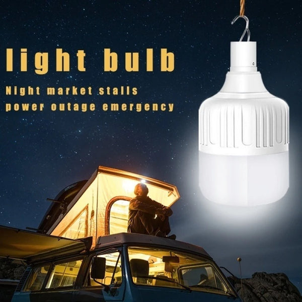Solar Emergency Lights Rechargeable Bulb High LED Light Bulb Emergency Waterproof Lamp For Brownout